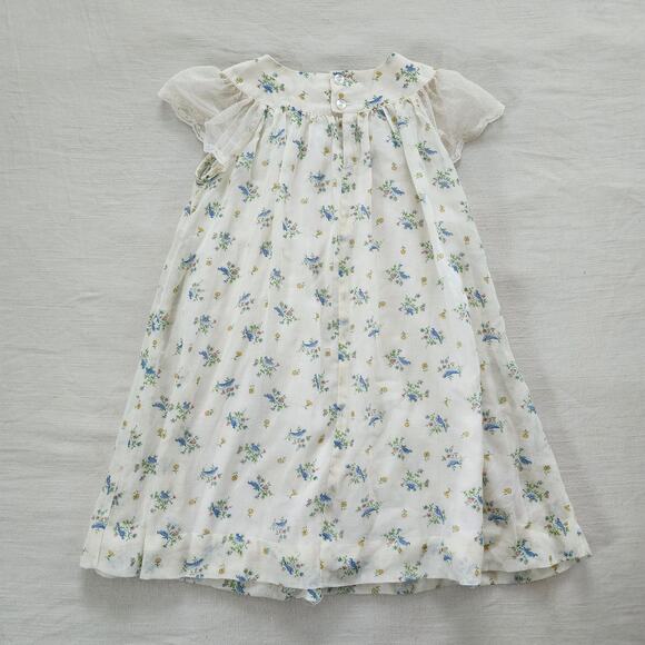 Vintage Bird + Floral Dress 5t/6 - Picture 7 of 7